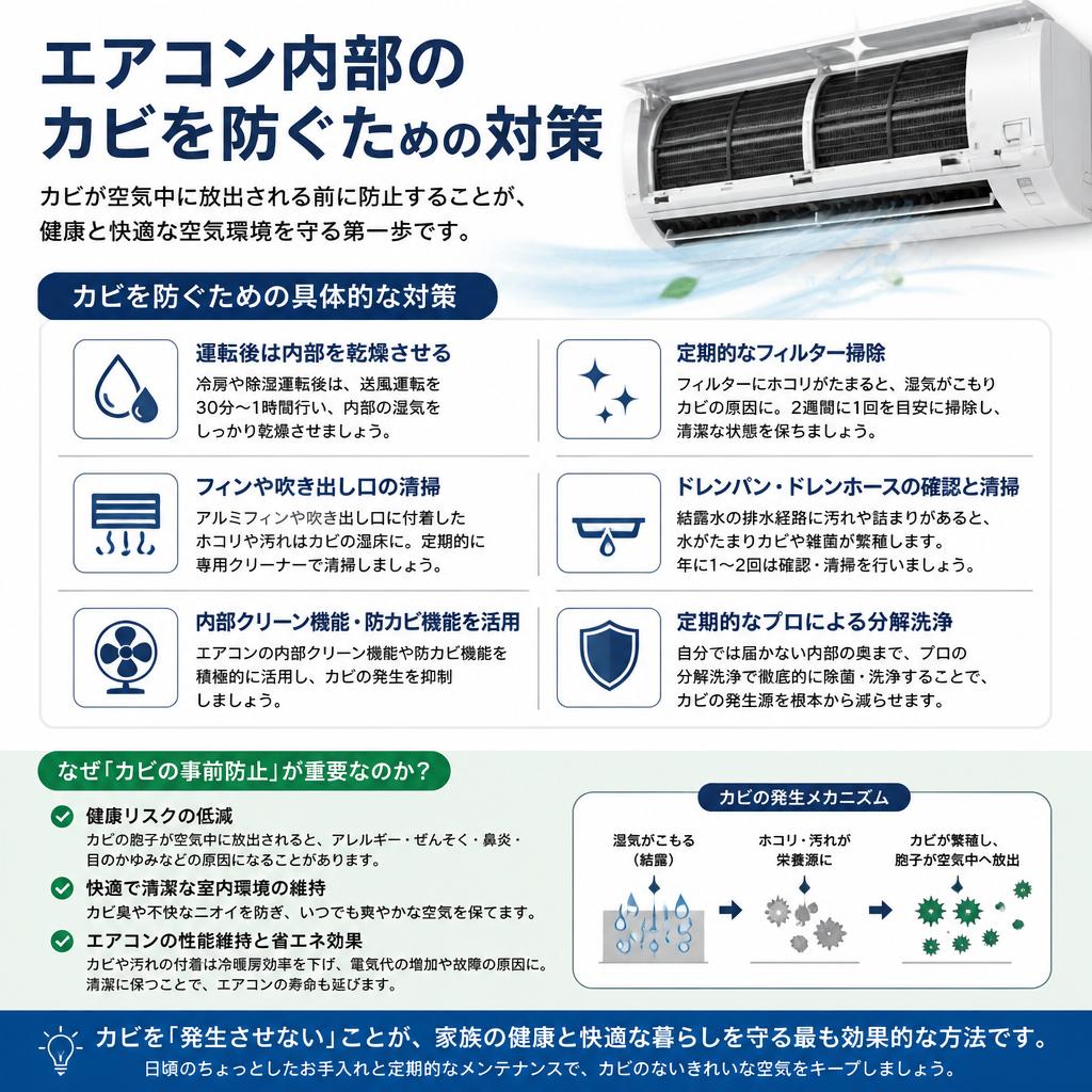 カビ防止対策の重要性