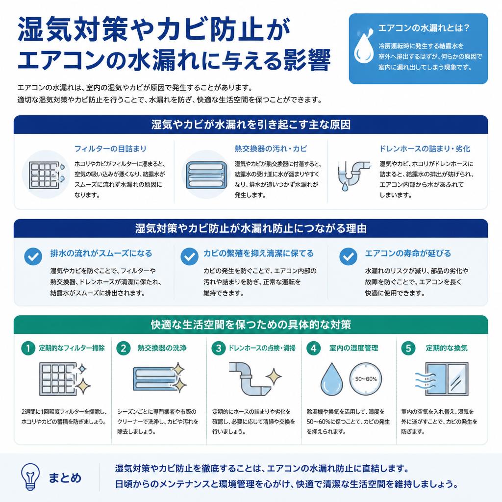 湿気対策とカビ防止の重要性