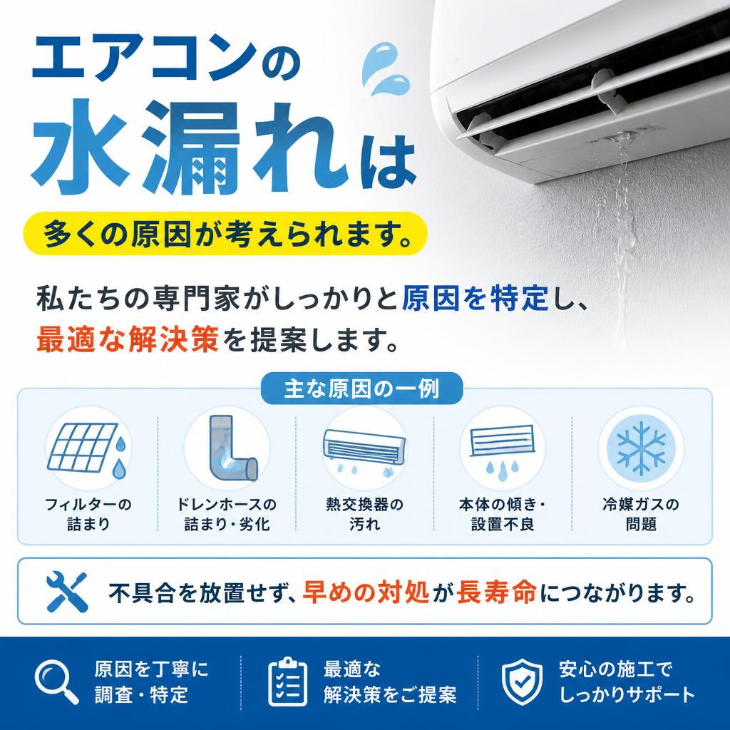 水漏れの原因を徹底解明！