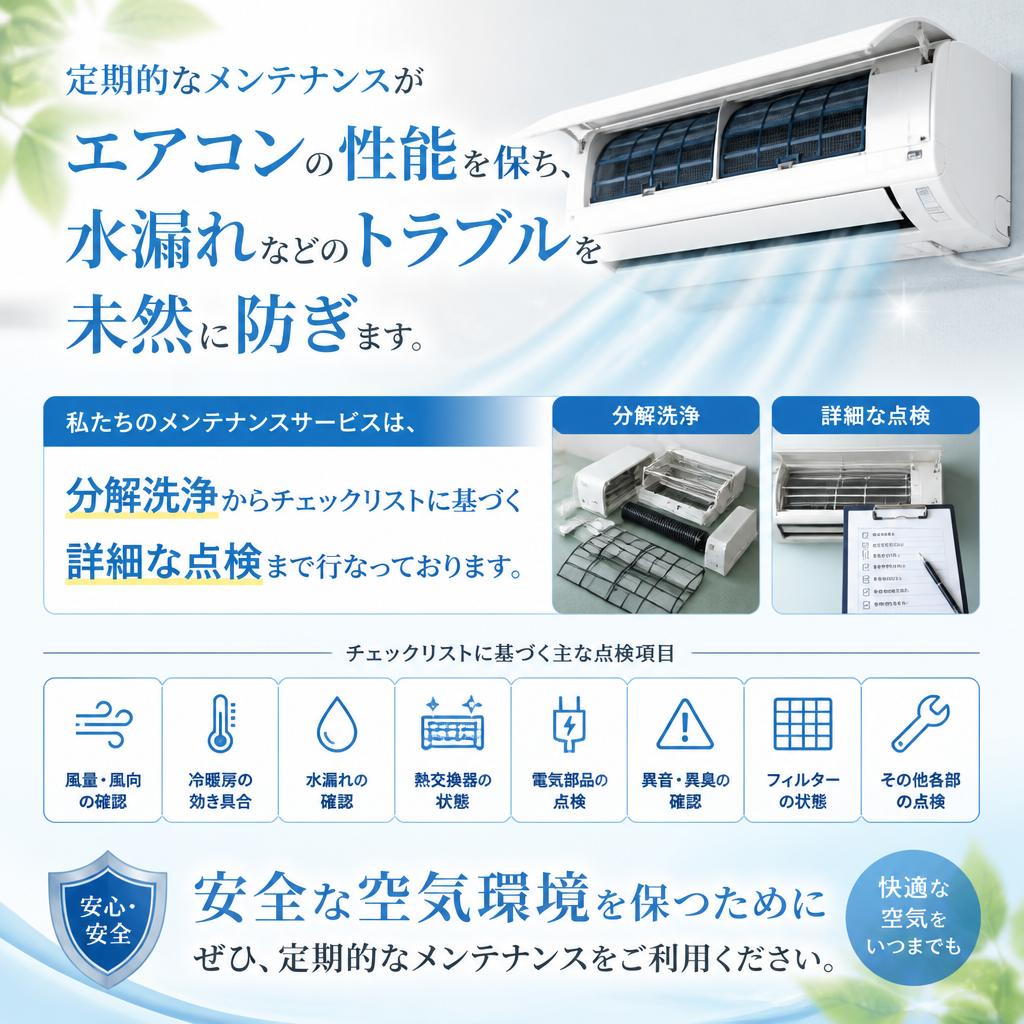 エアコンメンテナンスの重要性