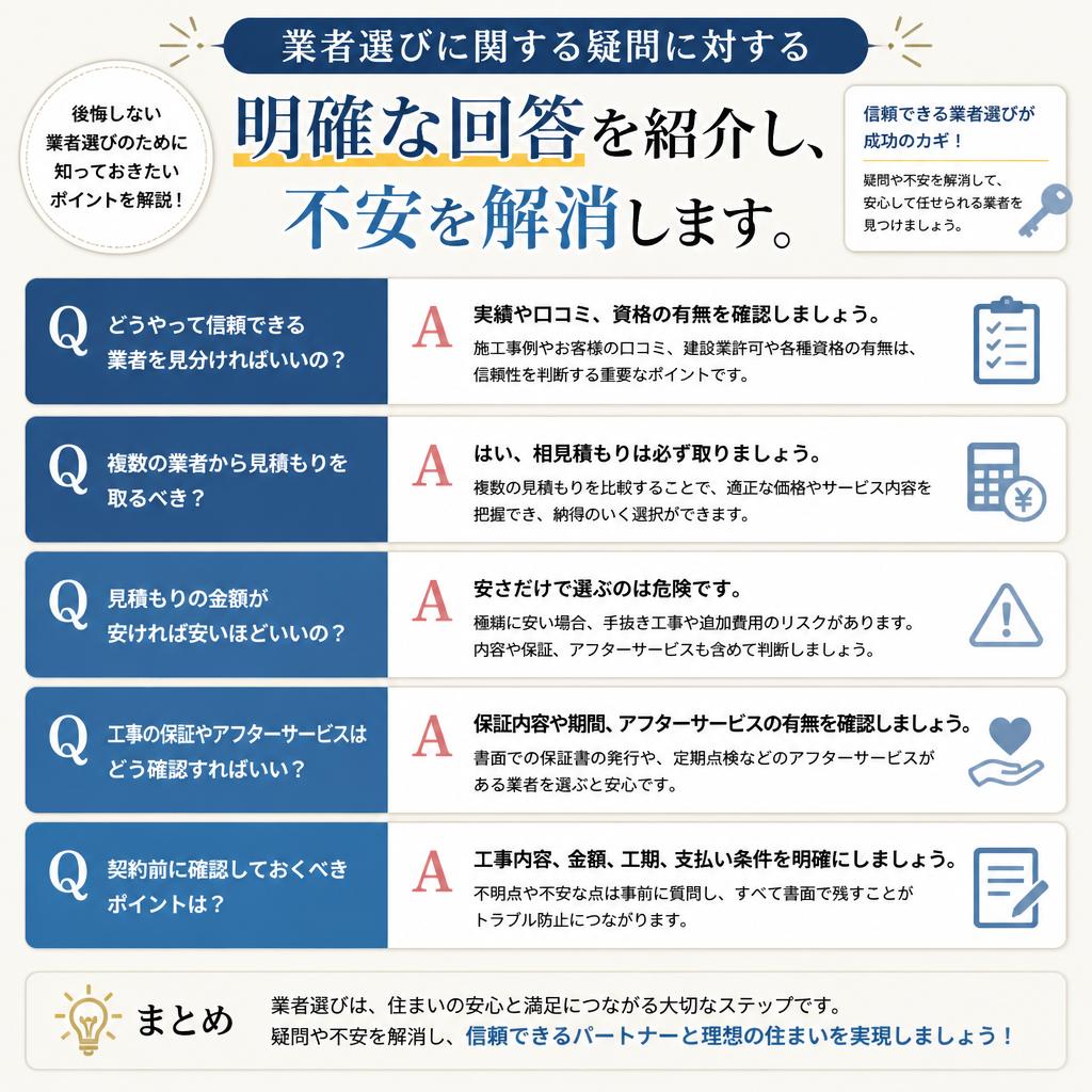 4. よくある質問とその回答