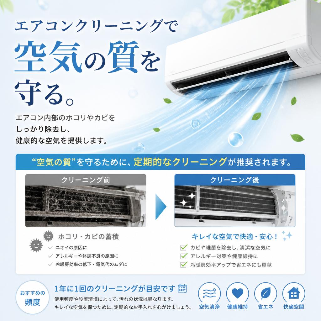 エアコンクリーニングの必要性